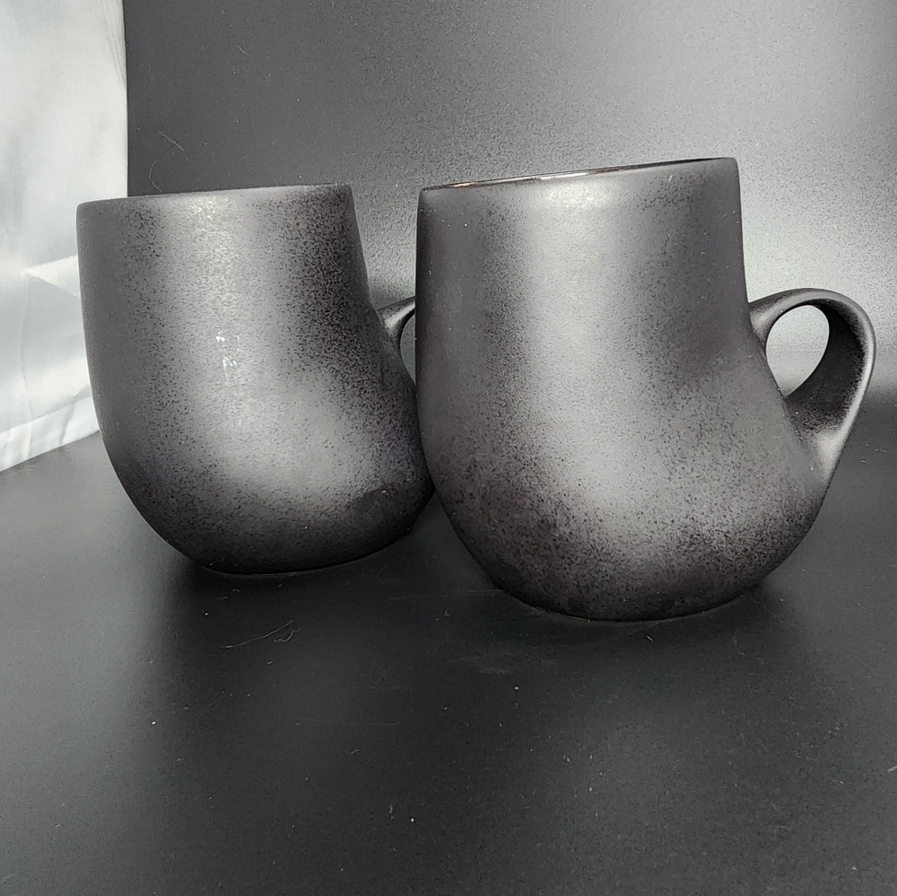 Saenger Porcelain Design I Replacement Mugs Matte Black - Picture 2 of 7